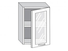 1.50.3 Шкаф настенный (h=720) на 500мм с 1-ой стекл. дверцей в Лысьве - lysva.magazin-mebel74.ru | фото