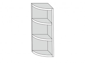 19.30.0р Полка угловая (h=913) радиусная  ЛДСП УНИ в Лысьве - lysva.magazin-mebel74.ru | фото