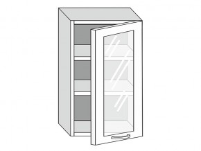 19.50.3 Шкаф настенный (h=913) на 500мм с 1-ой стекл. дверцей в Лысьве - lysva.magazin-mebel74.ru | фото