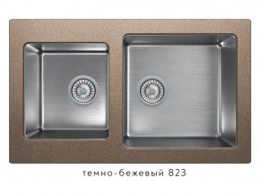 Мойка комбинированная Tolero twist TTS-840 Темно-бежевый 823 в Лысьве - lysva.magazin-mebel74.ru | фото