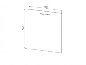 П 60 Комплект для посудомоечной машины 600 мм (цоколь + фасад) ЛДСП в Лысьве - lysva.magazin-mebel74.ru | фото