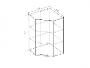 ВУ9 Модуль верхний Угловой МВУ9 в Лысьве - lysva.magazin-mebel74.ru | фото